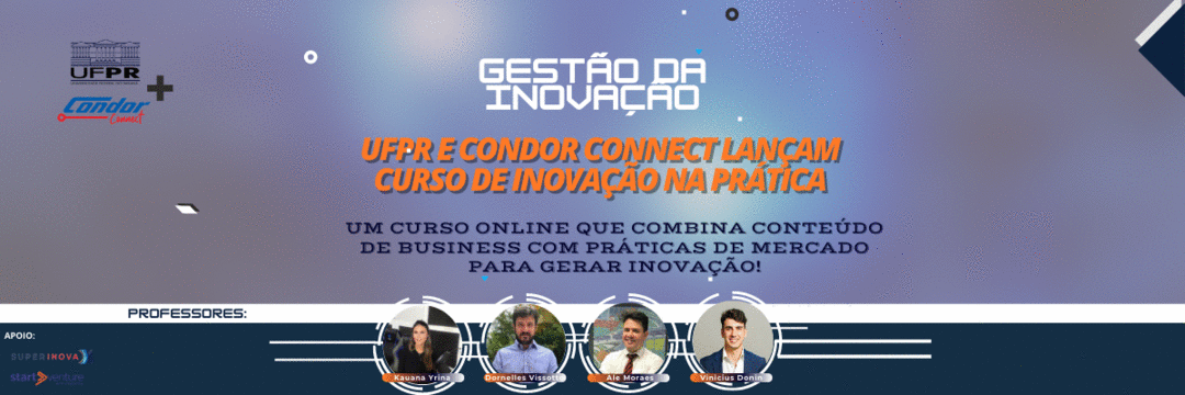 UFPR e Condor Connect lançam Curso Gratuito sobre Gestão e Inovação